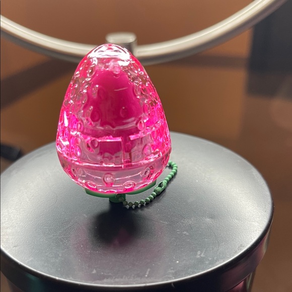 Other - Pink Strawberry-Shaped Keychain Strawberry 🍓 lipgloss.
